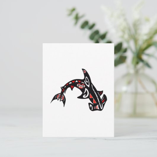 HAMMERHEAD SHARK POSTKARTE (Stehend Vorderseite)