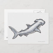 Hammerhead Shark Postkarte (Vorne/Hinten)