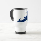 Hammerhead Shark Reisebecher (Vorderseite Links)