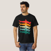 Hammerhead Shark Retro T-Shirt (Vorne ganz)