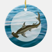 Hammerhead Shark Sea Life Keramik Ornament (Hinten)