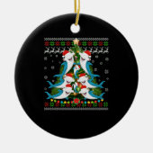 Hammerhead Shark Xmas Lighting Tree Shark Keramik Ornament (Vorne)