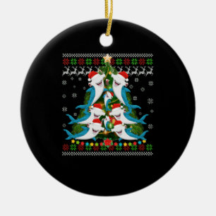 Hammerhead Shark Xmas Lighting Tree Shark Keramik Ornament