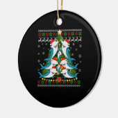 Hammerhead Shark Xmas Lighting Tree Shark Keramik Ornament (Links)