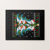 Hammerhead Shark Xmas Lighting Tree Shark Puzzle (Horizontal)