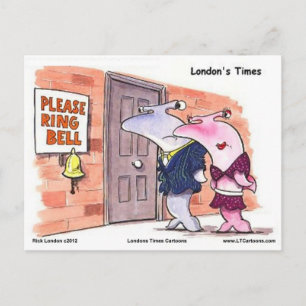 Hammerhead Sharks @ Door Funny Gifts T-Shirts etc. Postkarte