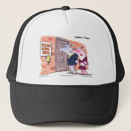 Hammerhead Sharks @ Door Funny Gifts T-Shirts etc. Truckerkappe (Vorderseite)