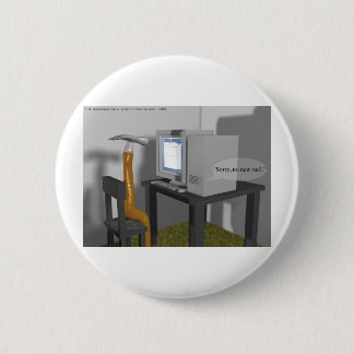 Hammering auf dem PC Funny Gifts & T-Shirts Button