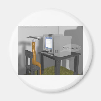 Hammering auf dem PC Funny Gifts & T-Shirts Magnet