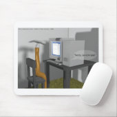 Hammering auf dem PC Funny Gifts & T-Shirts Mousepad (Mit Mouse)