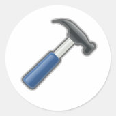 Hammerkleber Runder Aufkleber (Vorderseite)