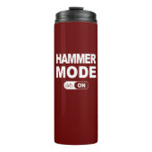 Hammermodus eingeschaltet thermosbecher (Vorderseite)