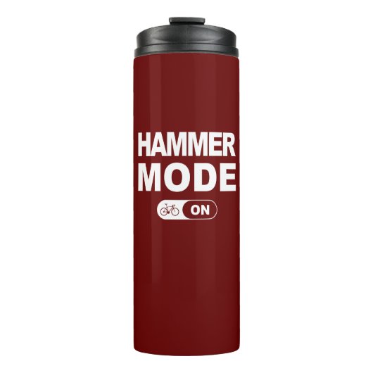 Hammermodus eingeschaltet thermosbecher (Vorderseite)