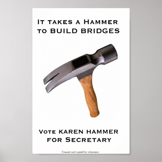 Hammerplakat Poster (Vorne)