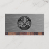 Hammers | Immobilien-Anwesen | Konstruktion Visitenkarte (Rückseite)