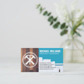 Hammers Nail | Wood Paint | Generalunternehmer Visitenkarte (Stehend Vorderseite)