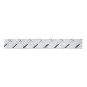 Hammers On White Background Satinband (Vorderseite)