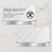 Hammers und Nail | Bauarbeiter Visitenkarte (Vorne/Hinten)