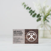 Hammers und Nail | Bauunternehmer Visitenkarte (Stehend Vorderseite)