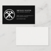 Hammers und Nail | Cartrieflogos Visitenkarte (Vorne/Hinten)