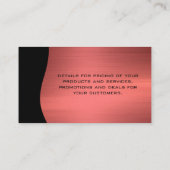 Hammers Wrench and Säge | Konstruktion Visitenkarte (Rückseite)