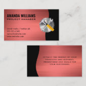 Hammers Wrench and Säge | Konstruktion Visitenkarte (Vorne/Hinten)