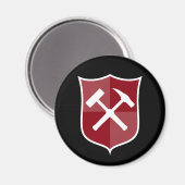 Hammerschild Magnet (Vorderseite/Rückseite)