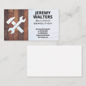 Hammerschlüssel-Tools | Tischlerbau Visitenkarte (Vorne/Hinten)