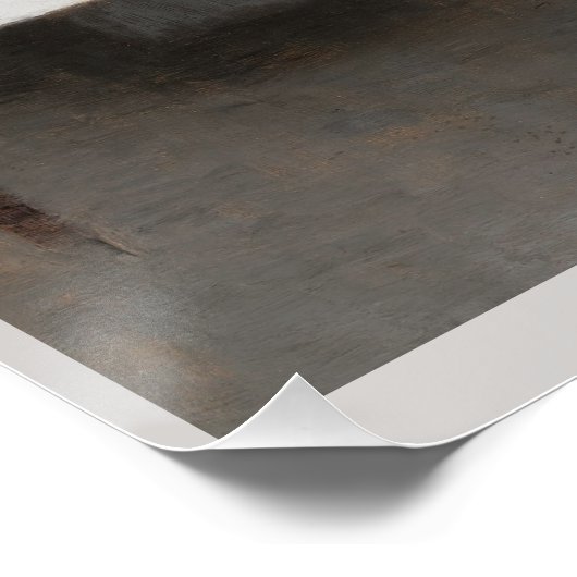 Hammershøi IDA, das einen Brief CC0695 liest Poster (Ecke)