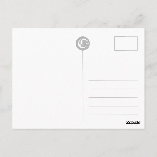 Hammershøi Ida reading a letter CC0698 Postcard Postkarte (Rückseite)