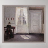 Hammershoi Room in Strandgade 1901 CC0290 Poster (Vorne)