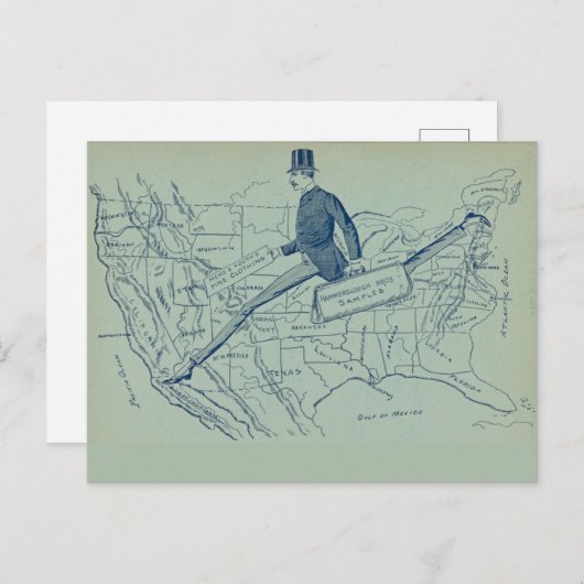 Hammerslough Bros. Ad Postkarte (Vorne/Hinten)