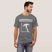 hammerspace: das andere Maß von hammertime. T-Shirt (Vorne ganz)