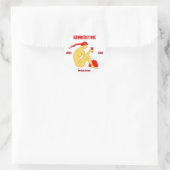 Hammerston-Bandaufkleber Runder Aufkleber (Tasche)