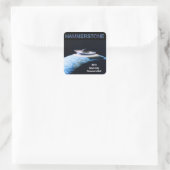 Hammerstone-Band 2013 Quadratischer Aufkleber (Tasche)