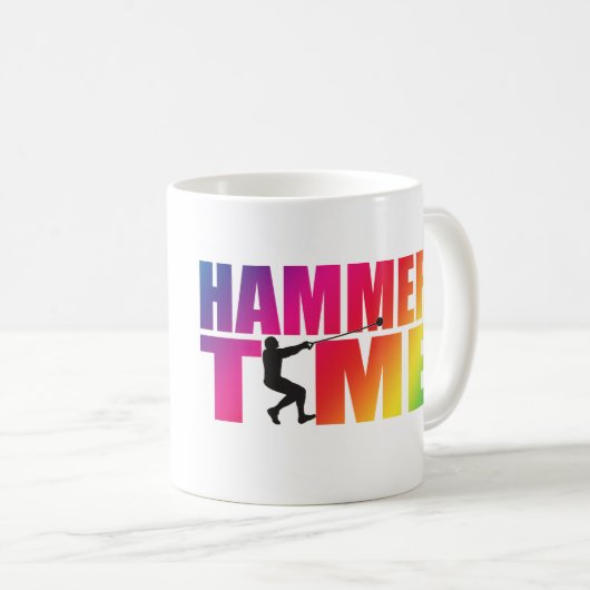 Hammerthrow-Bahn und Feld-Tassen-Schale Kaffeetasse (VorderseiteRechts)
