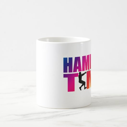 Hammerthrow-Bahn und Feld-Tassen-Schale Kaffeetasse (Mittel)