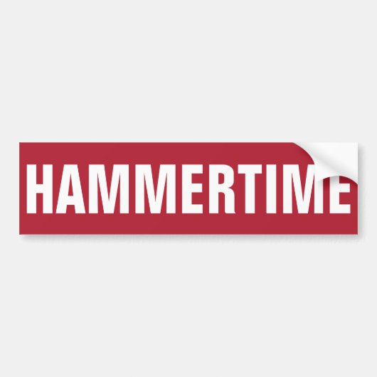 Hammertime Autoaufkleber (Vorne)