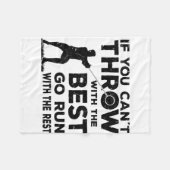 Hammerwerfen Fleecedecke (Vorderseite (Horizontal))