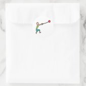 Hammerwirbel Runder Aufkleber (Tasche)