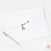 Hammerwirbel Runder Aufkleber (Umschlag)