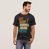 Hammerwirbeldrehturm Leichtathletik T-Shirt (Vorne ganz)