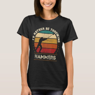 Hammerwirbeldrehturm Leichtathletik T-Shirt
