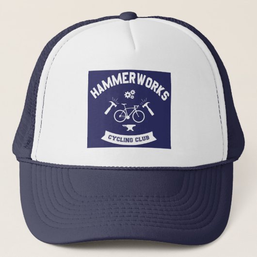 Hammerworks Cycling Club Truckerkappe (Vorderseite)
