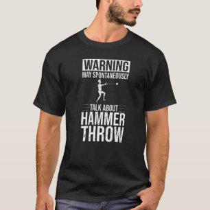 Hammerwurfbahn und Feldballenzubehör T-Shirt