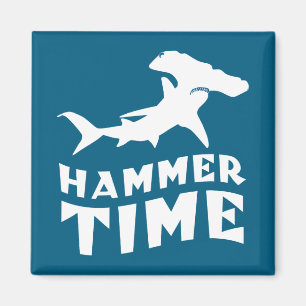 Hammerzeit   Design für Hammerhead Shark Liebhaber Magnet