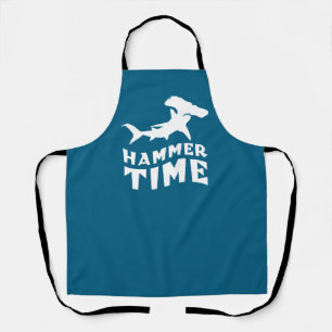 Hammerzeit   Design für Hammerhead Shark Liebhaber Schürze