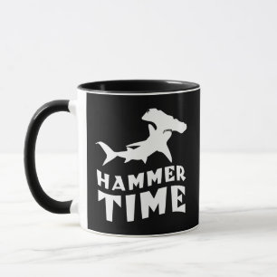 Hammerzeit   Design für Hammerhead Shark Liebhaber Tasse