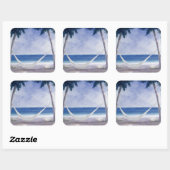 Hammock 2005 quadratischer aufkleber (Blatt)