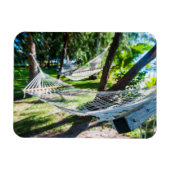 Hammock am Strand, Fidschi Magnet (Horizontal)